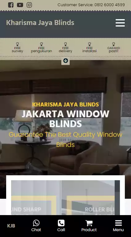 Pembuat Website  Jakarta Window Blinds
