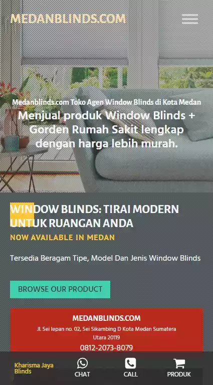 Pembuat Website  Medan Blinds